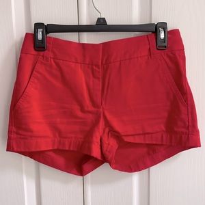 J.Crew Red Chino Shorts | Sz 0
